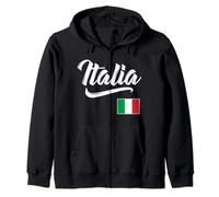 Italia Bandera Italiana Italia Italia Patrimonio Hombres Mujeres Niños Sudadera con Capucha