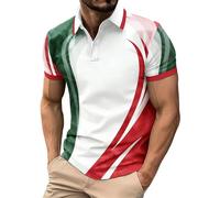Italia Bandera Italiana Italia Polo Camiseta de fútbol para hombre Camiseta de Fútbol Camiseta de Ajuste Normal Polo Polo Camiseta Italia Amante Camiseta Italia Camiseta Escudo, Q blanco., L