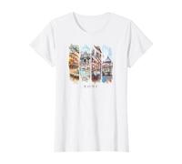 Italia Coliseo, Fontana de Trevi y Panteón - Vacaciones en Roma Camiseta