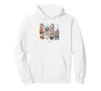 Italia Coliseo, Fontana de Trevi y Panteón - Vacaciones en Roma Sudadera con Capucha