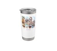 Italia Coliseo, Fontana de Trevi y Panteón - Vacaciones en Roma Vaso térmico de acero inoxidable de doble pared
