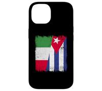 Italia Cuba Media Bandera Patrimonio Cubano Italiano Carcasa para iPhone 14