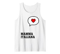Italia Día de la Madre Italiana Mamá Camiseta sin Mangas