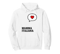 Italia Día de la Madre Italiana Mamá Sudadera con Capucha
