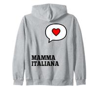 Italia Día de la Madre Italiana Mamá Sudadera con Capucha