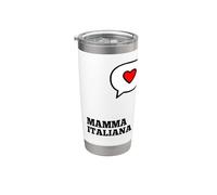Italia Día de la Madre italiana Mamá Vaso térmico de acero inoxidable de doble pared