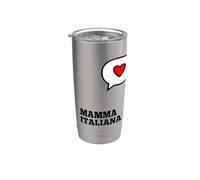 Italia Día de la Madre italiana Mamá Vaso térmico de acero inoxidable de doble pared