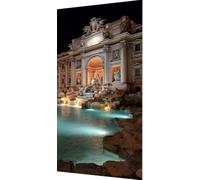 Italia Diamond Painting La Fontana de Trevi en Roma Diamond Painting Adultos, DIY 5D Cristal Bordado Punto de Cruz Cuadro Diamantes Puzzle Pintura Diamante para Decoración Del Hogar 70x140cm r7-11bd