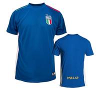 ITALIA FIGC Camiseta de fútbol oficial. Camiseta técnica con ajuste regular para hombre, niño y niño., azul royal, 6 años