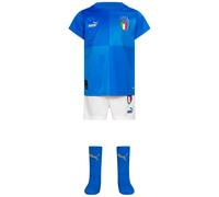 Italia Figc Puma Niños Pequeños Bebé Heim Camiseta Set 765646 765647 Azul Blanco