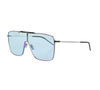 Italia Independent Unisex LOYD 0321 OLG.000 Gafas de sol outlet Metal Multicolor Azul claro Máscara Normal