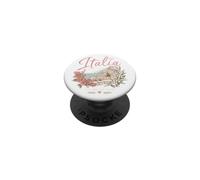 Italia La Dolce Vita Floral Costa Amalfitana Italiana Mujer PopSockets PopGrip Adhesivo