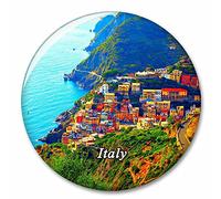 Italia Monterosso Cinque Terre Imán de Nevera, imánes Decorativo, abridor de Botellas, Ciudad turística, Viaje, colección de Recuerdos, Regalo, Pegatina Fuerte para Nevera
