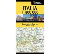 Italia National Geographic 1:800.000 (Destination Touring. Road map)