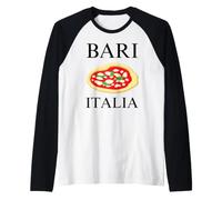 Italia Pizza Bari Camiseta Manga Raglan