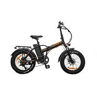 Italia Power - Off Grid, E-Bike Branch, Bicicleta Electrica Fat, Unisex, Adultos, Negro