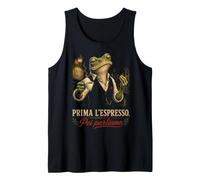 Italia Prima L'Espresso POI Parliamo Café Italiano de Rana Camiseta sin Mangas