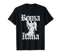Italia Roma Ángel con la Cruz Escultura Vintage Gótico Camiseta