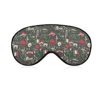 Italia Tema Sleep Eye Mask Soft Sleep Cover Blindfold Sleeping Mask Cover para Sleep Travel