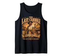 Italia The Last Cannoli Divertido Humor Western de Vaqueros Italianos Camiseta sin Mangas