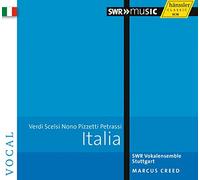 Italia : uvres chorales de Verdi, Scelsi, Nono, Pizetti et Petrassi. Creed.