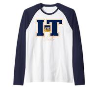 Italia Veneto Estilo Colegiado Arte Italiano Símbolo de San Marcos Camiseta Manga Raglan