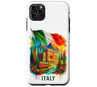 Italia Viaje Bandera Italiana Italia Vacaciones Souvenir Florencia Carcasa para iPhone 11 Pro MAX
