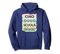 Italia Vuelta al Cole Fútbol Niño Escuela Italiano Sudadera con Capucha