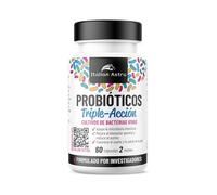 Italian Astra Probioticos y Prebioticos Intestinales, Lactobacillus Rhamnosus & Lactobacillus Plantarum. Probioticos Intestinales, Enzimas Digestivas - 60 Cápsulas 2 Meses