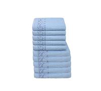 Italian Bed Linen 10 esponjas Kate, Flor Azul, 50 x 100 cm