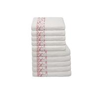 Italian Bed Linen 10 esponjas Kate, Flor Burdeos, 50 x 100 cm