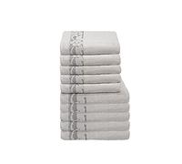 Italian Bed Linen 10 esponjas Kate, Flor Gris Oscuro, 50 x 100 cm