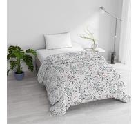 Italian Bed Linen Basic, Colcha de Invierno Acolchada, Flor, 160x245 cm