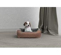 Italian Bed Linen Cama para Mascotas Love, Adecuada para Todas Las Estaciones, Material: poliéster Forro Polar, Tórtola, 44 x 34 x h15 cm