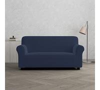 Italian Bed Linen CD-FASH-BLU SCURO-2P “Fashionable” Funda para sofà, Azul Oscuro, 2 plazas