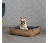 Italian Bed Linen Chenil Love para Animales, Apto para Todas Las Estaciones, Gris tórtola, 62 x 50 x 17 cm