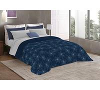 Italian Bed Linen Colcha de Invierno Estampada “Fantasy”, Disponible en Dos tamaños y en Muchas fantasìas, Fireworks, 170 x 260 cm