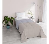 Italian Bed Linen Colcha de Verano romántica, Color champán/Plata, Individual
