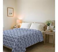 Italian Bed Linen Colcha Ligera de Verano Línea Basic Made in Italy, cubrecama Estampado en Suave Microfibra - Edredón de Primavera Verano de Entretiempo - Rombi, Matrimonial 250x240 cm