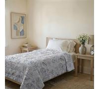Italian Bed Linen Colcha Ligera de Verano Línea Basic Made in Italy, cubrecama Estampado en Suave Microfibra - Edredón de Primavera Verano de Entretiempo - Travel Life, Individual 160x240 cm