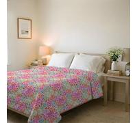 Italian Bed Linen Colcha Ligera de Verano Línea Basic Made in Italy, cubrecama Estampado en Suave Microfibra - Edredón de Primavera Verano de Entretiempo - Spring, Matrimonial 250x240 cm