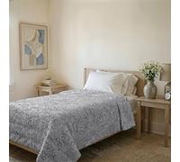 Italian Bed Linen Colcha Ligera de Verano Línea Basic Made in Italy, cubrecama Estampado en Suave Microfibra - Edredón de Primavera Verano de Entretiempo - Ornato, Individual 160x240 cm