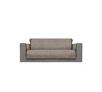 Italian Bed Linen Comfort Cubierta de sofá Anti-Deslizamiento Confort,3 Plazas, marròn, Poliéster
