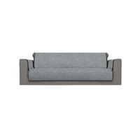 Italian Bed Linen Comfort Cubierta de sofá Anti-Deslizamiento Confort, Poliéster, Gris Oscuro, 4 Plazas