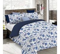 Italian Bed Linen CP-FA-Foglie-1P Fantasy Funda de edredòn, Foglie, Microfibra, Individual