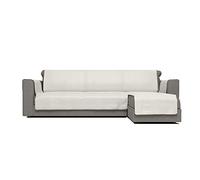 Italian Bed Linen Cubierta de sofá Anti-Deslizamiento Confort con chaiselongue,190 cm, Crema