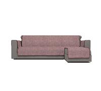 Italian Bed Linen Cubierta de sofá Anti-Deslizamiento Confort con chaiselongue,290cm, Burdeos, 290 cm