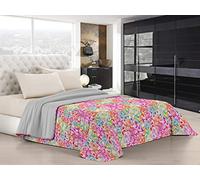 Italian Bed Linen Edredón de Verano “Fantasy”, Microfibra, Spring, Doble