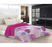 Italian Bed Linen Estivo Edredón de Verano “Fantasy”, Microfibra, soffioni, Doble