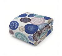 Italian Bed Linen Fantasy Edredón de Verano, Microfibra, Multicolor (Murrine), Doble (260x270 cm/50 cm/52x82 cm)